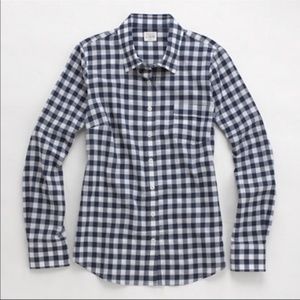 J crew - Classic fit boy shirt in Crinkle Gingham